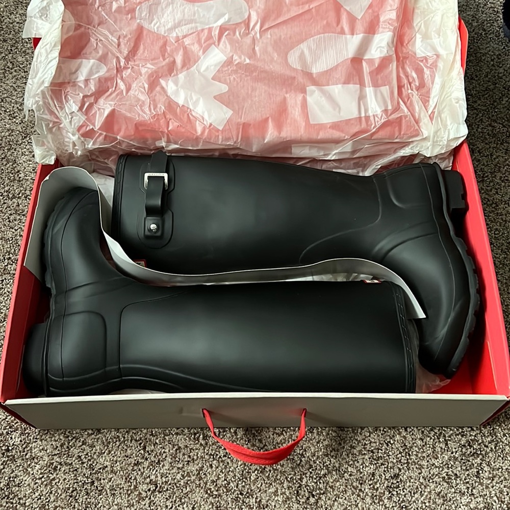 Women’s original black tall hunter boot